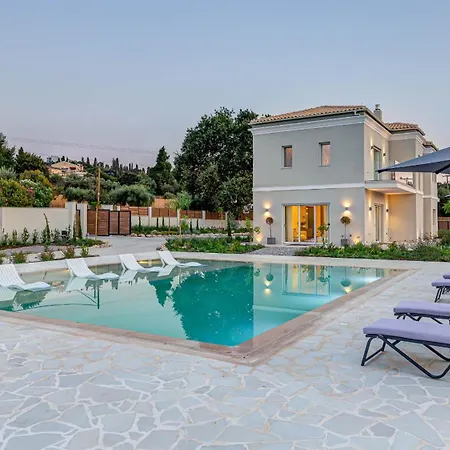 Luxury Rika Corfu- 5 Bedrooms With Pool Villa *