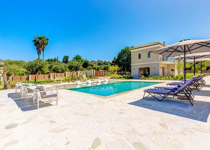 Luxury Rika Corfu- 5 Bedrooms With Pool *